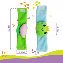 Набор погремушек-браслетов «Царевна-лягушка» - Фото 3