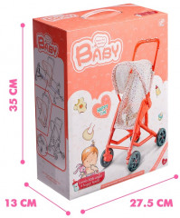 Коляска для кукол «Весёлая прогулка» - Фото 4