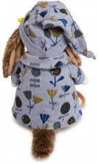 Игрушка мягкая «Бартоломей в голубой пижаме в цветочки» - Фото 1