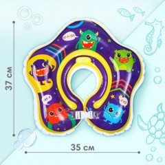 Круг для плавания новорожденных на шею «Монстрики» - Фото 2