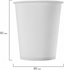 Набор стаканов одноразовых бумажных - Фото 3