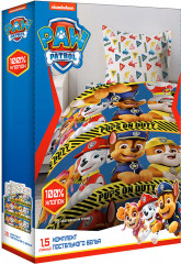 Комплект постельного белья «Щенки на страже» (1,5-спальный, хлопок, наволочка 70×70) - Фото 1