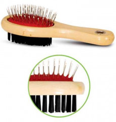 Щетка-расчёска двухсторонняя для животных «Классика» - Фото 1