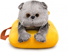 Игрушка мягкая «Кот Басик на подушке» - Фото 1