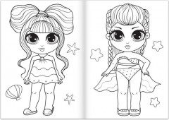 Раскраска для девочек «Каникулы на пляже» - Фото 1