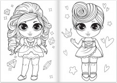 Раскраска для девочек «Вечерний образ» - Фото 1