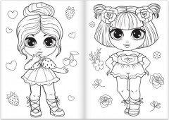 Раскраска для девочек «Вечерний образ» - Фото 2