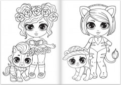 Набор раскрасок для девочек «Стильные девчонки» - Фото 2