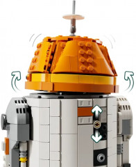 Конструктор Star Wars 75416 Дроид-астромеханик Чоппер C1-10P. Chopper (C1-10P) - Фото 6