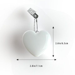 Брелок-подсветка для сумок в форме сердца - Фото 11