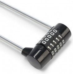 Замок навесной велосипедный кодовый - Фото 2