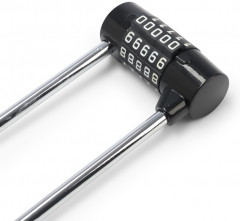 Замок навесной велосипедный кодовый - Фото 3