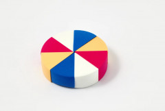 Набор спонжей для макияжа клиновидных «Wonder Wheel Foundation Sponge Circle» - Фото 2