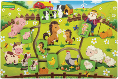 Игра-лабиринт деревянная развивающая - Фото 5