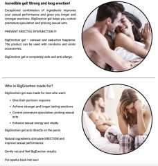 Гель для улучшения эрекции «BigErection Gel» - Фото 2