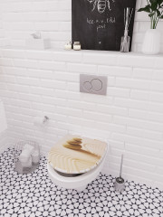 Сиденье для унитаза «Песок» - Фото 1