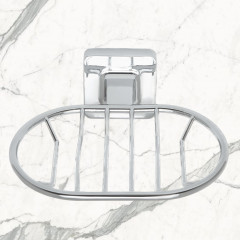 Мыльница металлическая с держателем 6569 - Фото 3