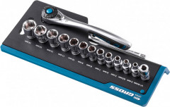 Набор головок торцевых с трещоткой - Фото 1