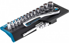 Набор головок торцевых с трещоткой - Фото 2