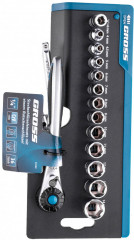 Набор головок торцевых с трещоткой - Фото 3