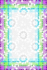 Комплект полотенец пестротканых "Mosaico" (Cleanelly Collection, гладкотканое 50х70 - 1 шт., вафельное 50х70 - 1 шт.) - Фото 2