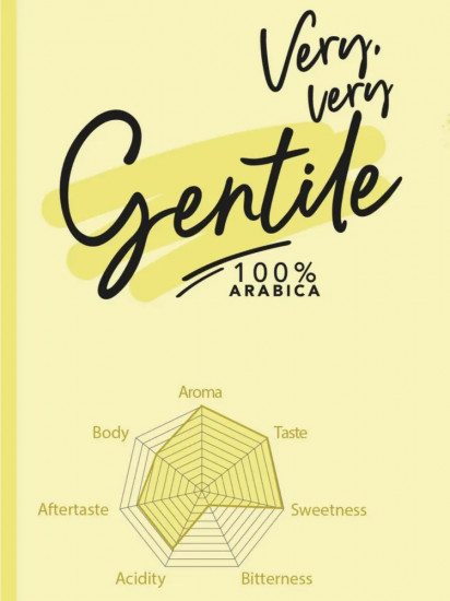Кофе натуральный жареный молотый в капсулах для Nespresso «Gentle»