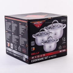 Набор кастрюль с крышками - Фото 4