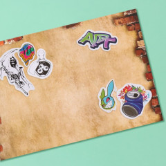 Наклейки в книжке с фонами «Опасно!» - Фото 2