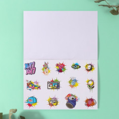 Наклейки в книжке с фонами «Опасно!» - Фото 6