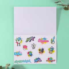 Наклейки в книжке с фонами «Опасно!» - Фото 7