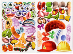 Сделай своего чудика «Ку-Ку-Ша», книга с наклейками - Фото 2