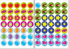 Наклейки кружочки «Счёт», 70 наклеек, 16 стр. - Фото 2