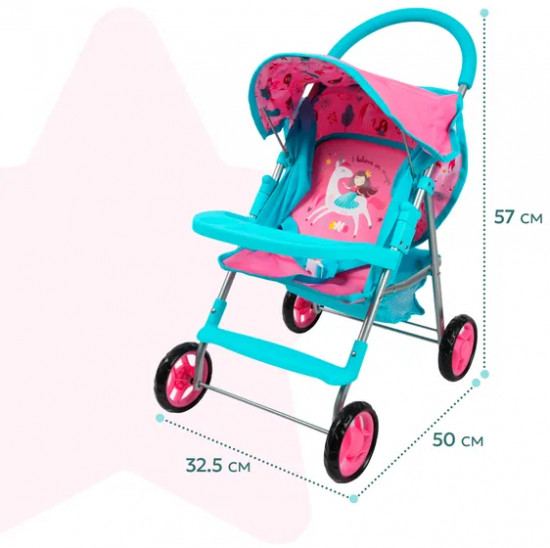 Прогулочная коляска для кукол «Demi Star»