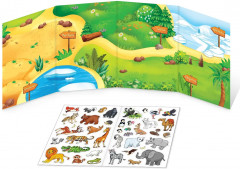 Набор книг с многоразовыми наклейками «Книжки-раскладушки» - Фото 4