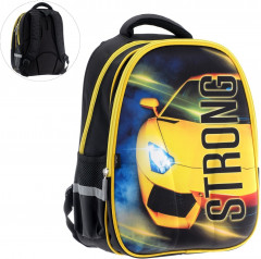 Рюкзак каркасный школьный «Желтая тачка» - Фото 5