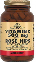 Таблетки «Solgar Vitamin C with Rose Hips. Витамин С и шиповник» - Фото 1