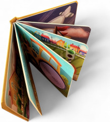 Көлік. Сипайық-көрейік. Тактильді кітап - Фото 1