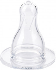 Набор сосок круглых универсальных для бутылочек с узким горлышком «Средний поток» - Фото 1