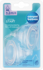 Набор сосок круглых антиколиковых для бутылочек с широким горлышком Easy Start «Быстрый поток» - Фото 3