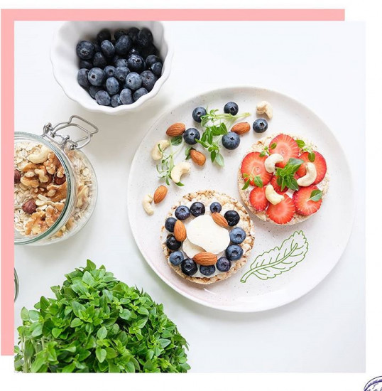 Хлебцы хрустящие сладкие «Черника»