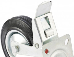 Колесо поворотное с тормозом - Фото 1