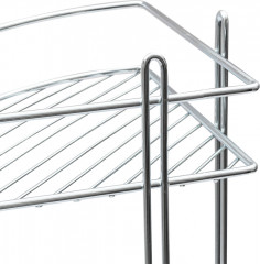 Полка для ванной комнаты трехъярусная угловая - Фото 1