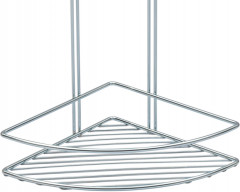 Полка для ванной комнаты трехъярусная угловая - Фото 2