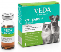 Настой для кошек и собак успокаивающий «Кот Баюн» - Фото 1