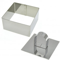 Форма кулинарная с крышкой-прессом «Квадрат» - Фото 1