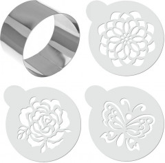 Форма кулинарная с трафаретами «Круг» - Фото 1