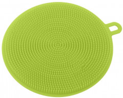 Щетка силиконовая для мытья посуды, овощей и фруктов «Круг» - Фото 3