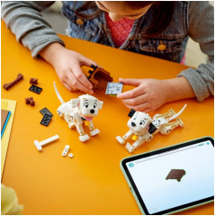 Конструктор Disney 43271 101 далматинец: Лаки и Пенни. Lucky & Penny 101 Dalmatians Puppies - Фото 5