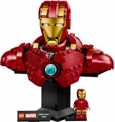 Конструктор Marvel 76327 Бюст Железного человека: MK 4. Iron Man MK4 Bust - Фото 1