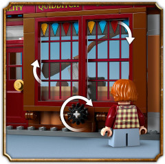 Конструктор Harry Potter 76452 Магазин «Всё для квиддича» и кафе-мороженое. Quality Quidditch Supplies & Ice Cream Parlour - Фото 7